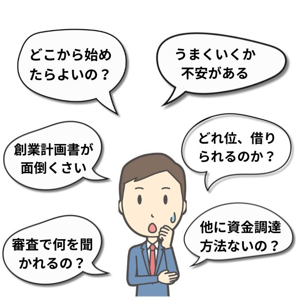 創業融資の悩み